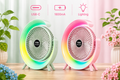LED مروحة تبريد ذكية بإضاءة